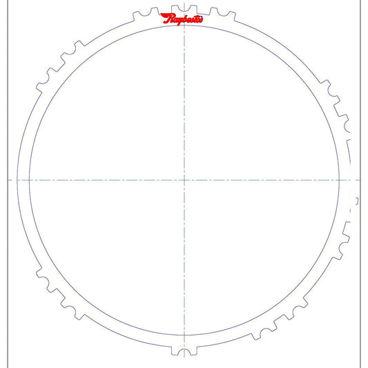 Steel AW TF80SC Volvo B2 Low Reverse M1 Clutch 14T 