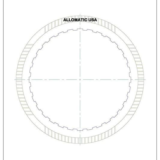 CD4E LA4AEL | Low, Reverse High Energy Friction Clutch Plate | 1.7mm 32T 