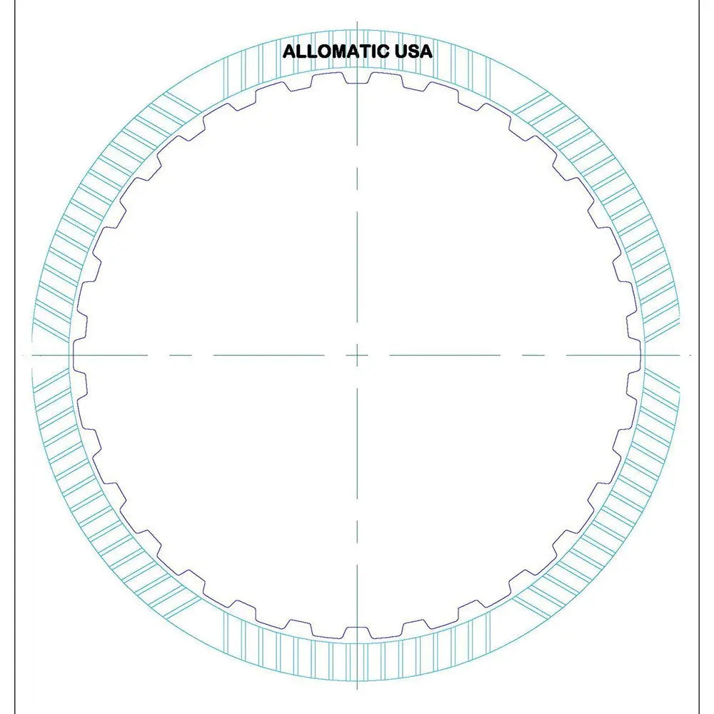 09E 6HP26/A/X 6HP28/X | ZF A (Forward), D (Low/Reverse) Friction Clutch Plate | 2002-2009 